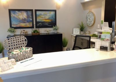 Check out desk at McNiel Family Dentistry